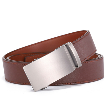 Külkereskedelmi, népszerű férfi öv, valódi bőr, csúcskategóriás, automata csatos öv, alkalmi, üzleti marhabőr nadrágöv, 2025-ös új stílus