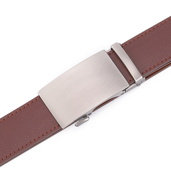 Külkereskedelmi, népszerű férfi öv, valódi bőr, csúcskategóriás, automata csatos öv, alkalmi, üzleti marhabőr nadrágöv, 2025-ös új stílus
