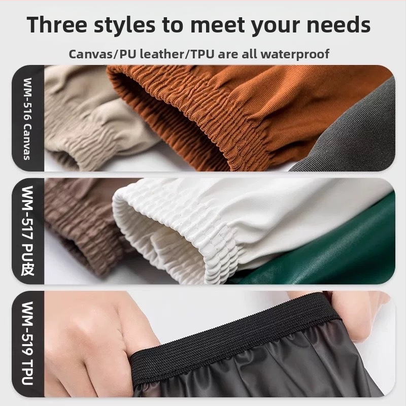 Ръкав водоустойчив и маслоустойчив PU мъжки и дамски ръкави за възрастни, работа и домакинска работа, почистващи препарати, противообрастващ ръкав от платно, черен