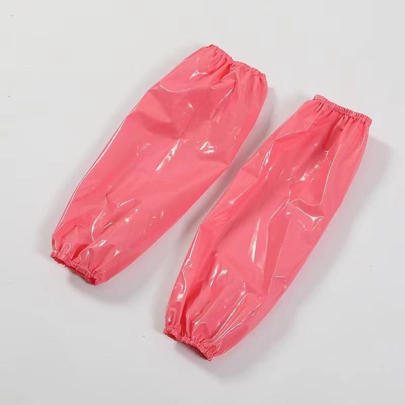 Veekindel ja õlikindel PU meeste ja naiste varrukad täiskasvanutele, töö- ja majapidamisabilistele, koristajatele, saastumisvastane varrukas, lõuend, must