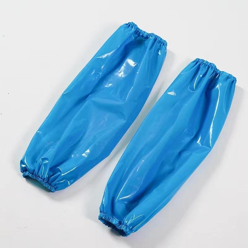 Veekindel ja õlikindel PU meeste ja naiste varrukad täiskasvanutele, töö- ja majapidamisabilistele, koristajatele, saastumisvastane varrukas, lõuend, must