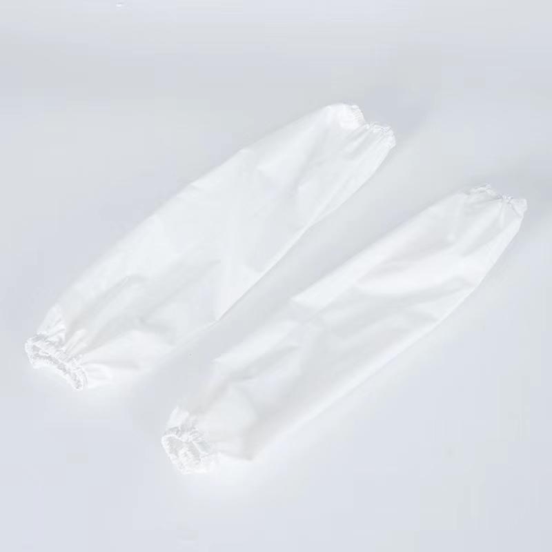 Veekindel ja õlikindel PU meeste ja naiste varrukad täiskasvanutele, töö- ja majapidamisabilistele, koristajatele, saastumisvastane varrukas, lõuend, must