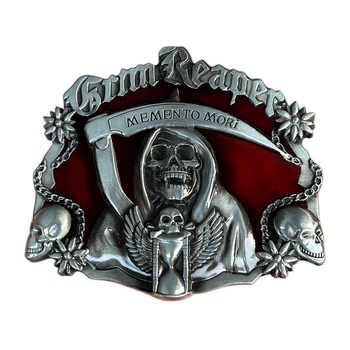 [Yin Speed] Tarpvalstybinė tume Mirties kaukolės asmenybės pankroko lygios sagties vyriška diržo sagtis