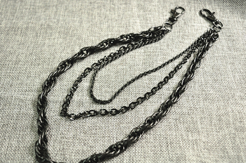 Új nadráglánc férfi divatos deréklánc punk nadrág lánc dupla láncgyűrű nem mainstream rock hip-hop deréklánc farmer nadrág lánc nagykereskedelemben