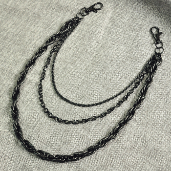 Új nadráglánc férfi divatos deréklánc punk nadrág lánc dupla láncgyűrű nem mainstream rock hip-hop deréklánc farmer nadrág lánc nagykereskedelemben