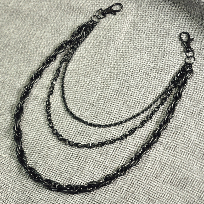 Új nadráglánc férfi divatos deréklánc punk nadrág lánc dupla láncgyűrű nem mainstream rock hip-hop deréklánc farmer nadrág lánc nagykereskedelemben