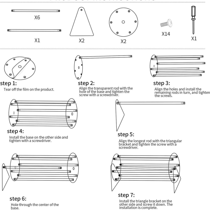 360 fokban forgatható akril hajcsat tartó, átlátszó hajpánt, hajpánt tároló állvány, hajkiegészítők tartója