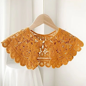 Ψεύτικο κολάρο με δαντέλα και αγκράφα από μαργαριτάρι, κορεάτικο στυλ, μοντέρνο, γυναικείο, δυτικό στυλ, ψεύτικο κολάρο αντηλιακού