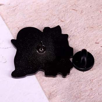 Az arcod feldühít zománc kitűző kawaii szellem jelvény