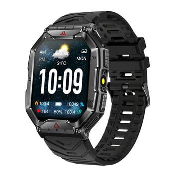 Novi KR82 pametni sat s Bluetooth pozivima, trostrukim otpornim vanjskim kompasom, iglom za mjerenje tlaka u stvarnom vremenu, otkucajima srca i kisikom u krvi.