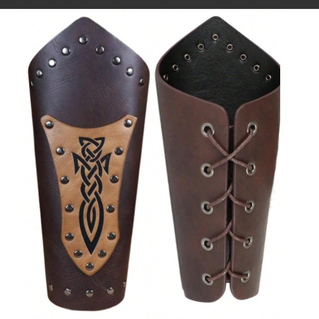 Viduslaiku kostīms, regulējama josta, plaukstu sargi, KOSPLEJA kostīms, skatuves aksesuāri, gladiatora priekšnesums