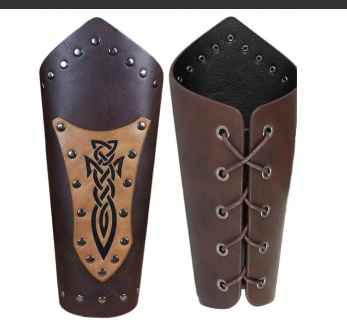 Viduslaiku kostīms, regulējama josta, plaukstu sargi, KOSPLEJA kostīms, skatuves aksesuāri, gladiatora priekšnesums