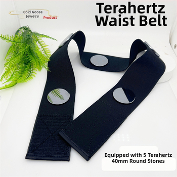 Cold Goose - Natural Terahertz Energy Stone tépőzáras rugalmas öv deréktömítés férfiaknak és nőknek, karcsúsító, vékony derékra
