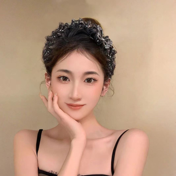 Νέα κορδέλα με φιόγκο από δαντέλα για άνοιξη/καλοκαίρι 2024 για πιο λεπτή εμφάνιση, αξεσουάρ μαλλιών για πιο λεπτή εμφάνιση και πιο ψηλή γραμμή μαλλιών