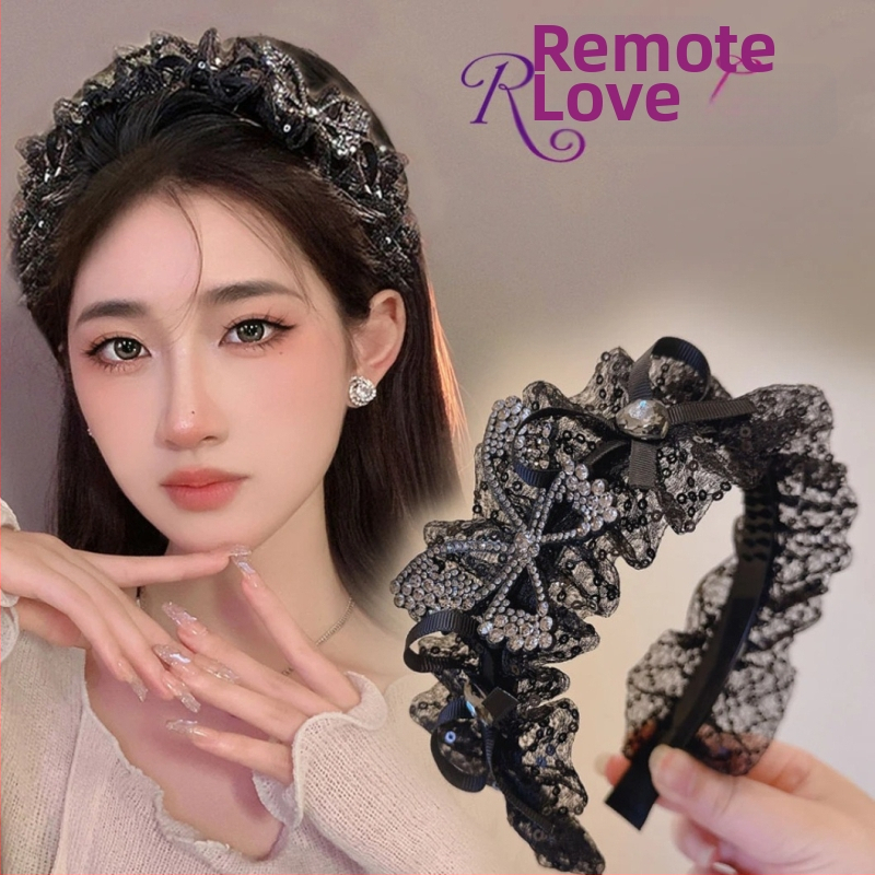 2024 tavaszi/nyári új csipkemasni fejpánt karcsúbb megjelenésért, hajkiegészítő karcsúbb megjelenésért és magasabb hajvonalért