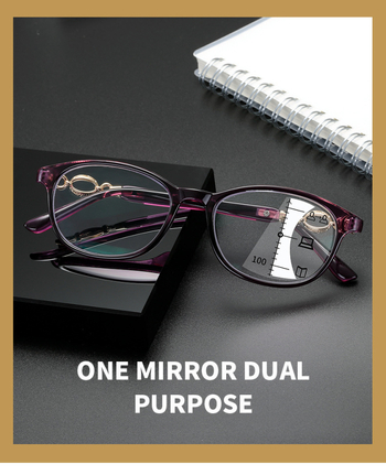 2021 нови многофокусни очила за четене, дамски модни PC стари стъкла за наблюдение, фабрика на едро CJ16669