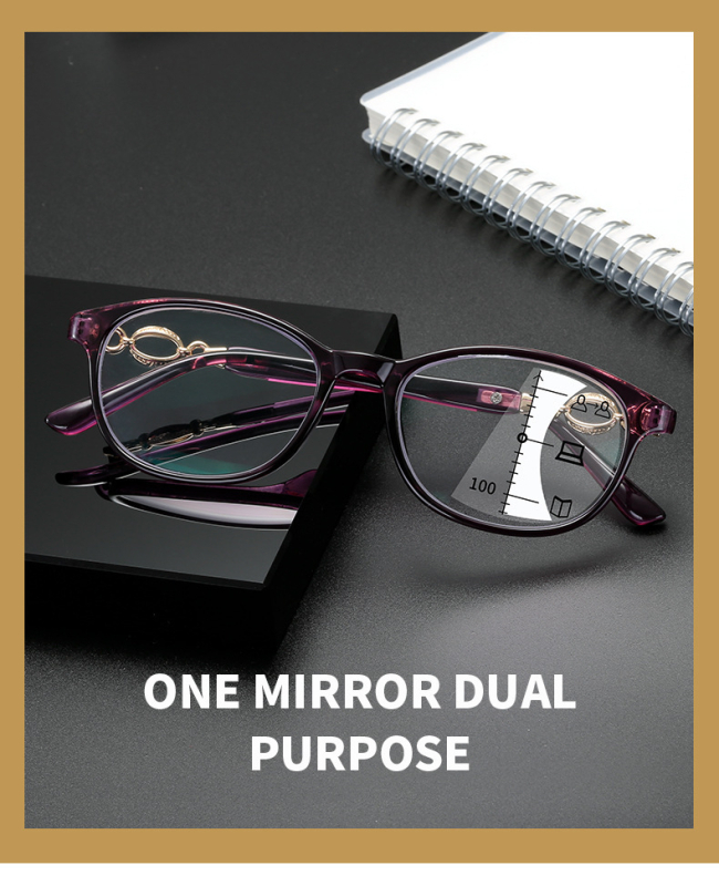 2021 új, többfókuszú olvasószemüveg, női divatos, régi PC látóüveg gyári nagykereskedelem CJ16669