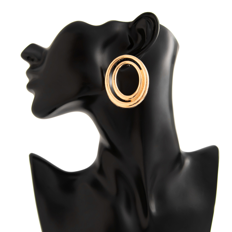 Europos ir Jungtinių Valstijų tarpvalstybiniai, didelio jausmo auskarai, asmenybės perdėti apskritimo auskarai, geometriniai tuščiaviduriai užsienio prekybos sprogimų papuošalai, auskarai