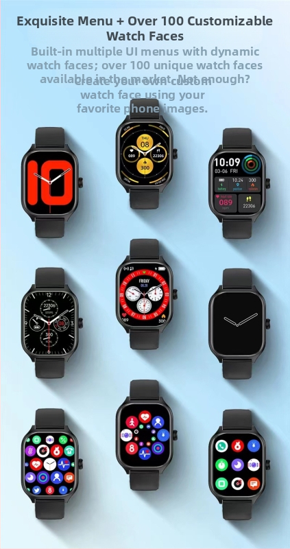 Huaqiangbei Novi Huami F4 Pametni sat 2.1 Veliki Zaslon Bluetooth Pozivi Prozračnost Reprodukcija Glazbe Otkucaji srca Sport