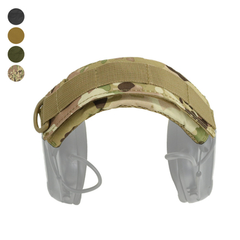 2000 Taktikai Fejhallgató Pad Molle Ribbon Intestimal vállpárna Fejhallgató Kiegészítők Kültéri Tépőzáras Szivacsos Borítópárna