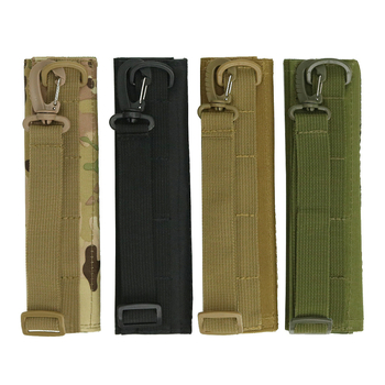 2000 Tactical Ακουστικά Molle Ribbon Εντερικό Μαξιλάρι ώμου Αξεσουάρ ακουστικών Εξωτερικό κάλυμμα σφουγγαριού Velcro