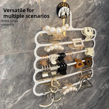 Ράφι αποθήκευσης με κλιπ Shark, κρεμαστό τοίχο, μεγάλης χωρητικότητας, πολλαπλών στρώσεων, κορδέλα μαλλιών, καλύμματα κεφαλής, κλιπ λαβής, αξεσουάρ μαλλιών, φινίρισμα, θήκη, τεχνητό αντικείμενο