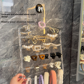 Ράφι αποθήκευσης με κλιπ Shark, κρεμαστό τοίχο, μεγάλης χωρητικότητας, πολλαπλών στρώσεων, κορδέλα μαλλιών, καλύμματα κεφαλής, κλιπ λαβής, αξεσουάρ μαλλιών, φινίρισμα, θήκη, τεχνητό αντικείμενο