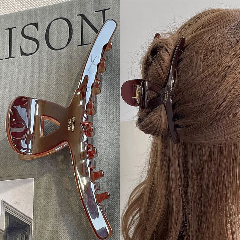 Dél-Korea Franciaország Csokoládé Ecetsav Kapaszkodó Csavar Női Hátulról Apagó Hajkapaszkodó Kiváló Minőségű Kapaszkodó Csapáknak