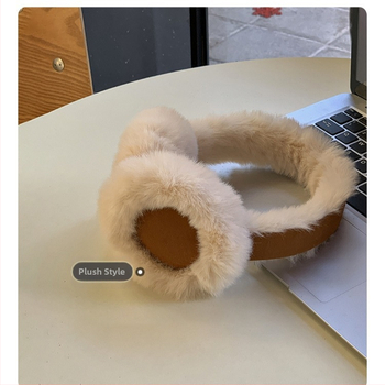 Βελούδινα ζεστά ωτοασπίδες, ζεστά αυτιά, γυναικεία τσάντα αυτιών για το φθινόπωρο και τον χειμώνα, καλύμματα αυτιών, προστασία αυτιών, γούνινο κάλυμμα αυτιών από τρίχα κουνελιού