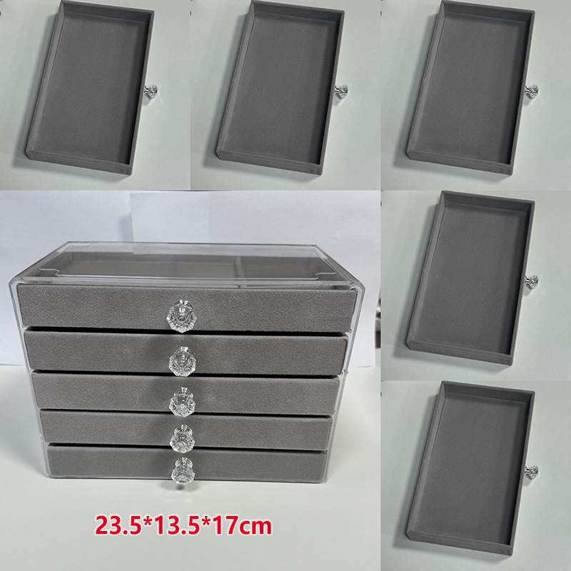 2024 új ékszerdoboz, többrétegű, nagy kapacitású ékszer, karkötő, nyaklánc, fülbevaló, fülbevaló, gyűrű, különféle tárolási lehetőségek