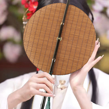 Χειροποίητος ανεμιστήρας από μπαμπού, ανεμιστήρας παραδοσιακού κινέζικου στυλ, ανεμιστήρας Hanfu Palace, τυλισσόμενος, φορητός ανεμιστήρας μέσης, πτυσσόμενος ανεμιστήρας, καλοκαιρινός ανεμιστήρας κινέζικου στυλ