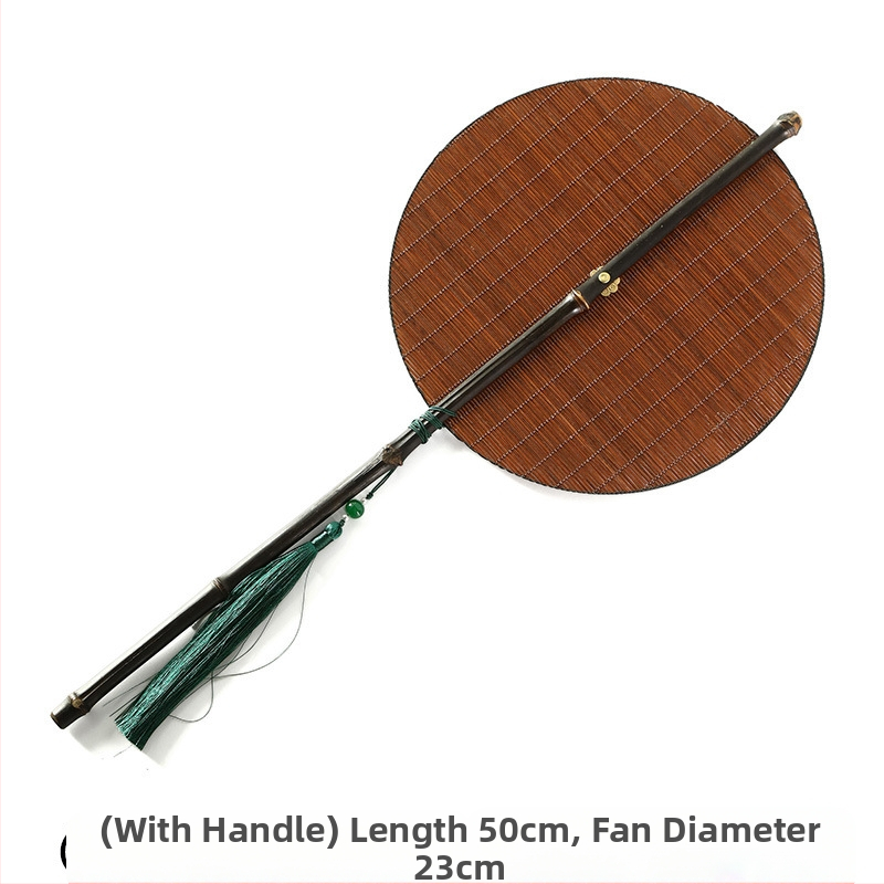 Kézzel Szőtt Bambusz Ventilátor, Hagyományos Kínai Stílusú Ventilátor, Hanfu Palota Ventilátor, Feltekerhető, Hordozható Derékventilátor, Összecsukható Ventilátor, Kínai Stílusú Nyári Hűtőventilátor