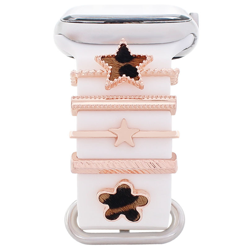 Sobib Apple Watchi rihma dekoratiivrõngale Apple Watchi universaalsele silikoonist kellarihma dekoratiivrõngale dekoratiivnaelale