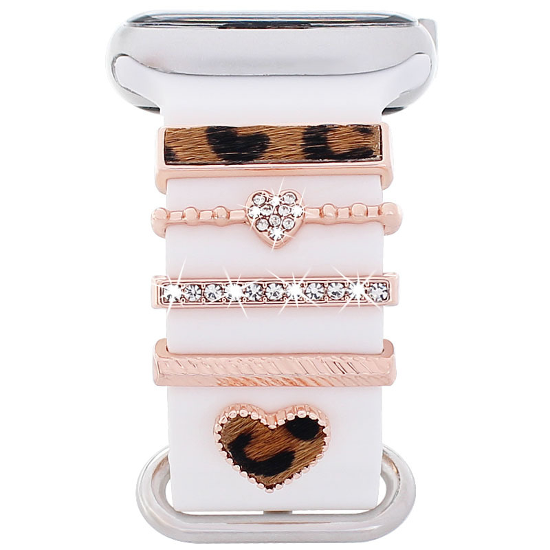 Sobib Apple Watchi rihma dekoratiivrõngale Apple Watchi universaalsele silikoonist kellarihma dekoratiivrõngale dekoratiivnaelale