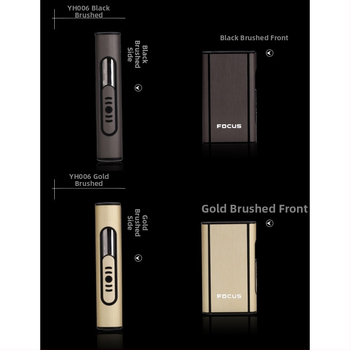 Focus Cigarette Box 10 db-os Durva Cigarette Box Automatikus Fújás Füst Ultra Vékony Alumínium Műanyag Cigarette Box Feliratozás