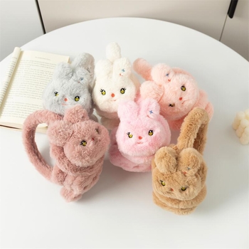 Χειμερινά ωτοασπίδες, Προστασία αυτιών, Ζεστές και ανθεκτικές στο κρύο ωτοασπίδες, Παιδικές ωτοασπίδες, Αυτιά σε σχήμα κουνελιού με κινούμενα σχέδια, Χαριτωμένα καλύμματα αυτιών