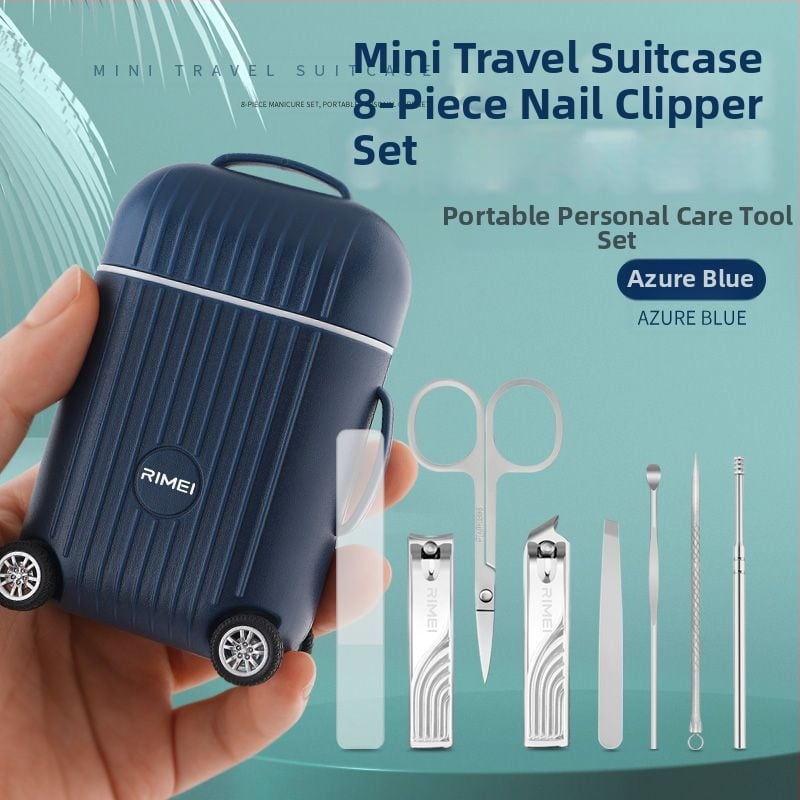 Комплект за нокторезачки JINDA Ri US, 8 броя, пълен комплект, нокторезачка, нокторезачка, ножица за уши, нокторезачка, шлифовъчна пила