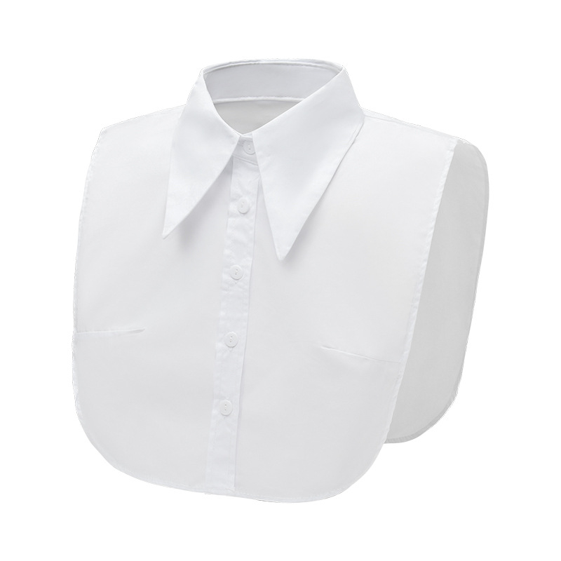 Hamis galléros, sokoldalú, egyszerű, nagy hegyes gallérú, fehér ing, őszi-téli, multifunkcionális, összeillő