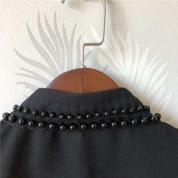 Tieša rūpnīcas piegāde pērlīšu izgatavošanā, eleganta pērlīšu izgatavošanā, viltus apkakles, pērļu apkakles, pusgaras iekšējās siltās dekoratīvās apkakles vairumtirdzniecībā