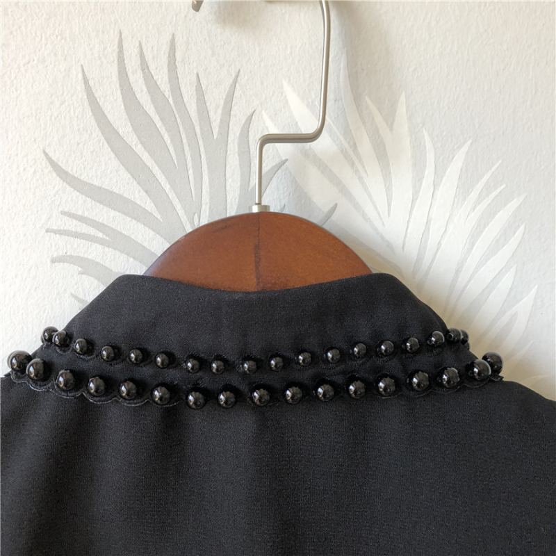 Tieša rūpnīcas piegāde pērlīšu izgatavošanā, eleganta pērlīšu izgatavošanā, viltus apkakles, pērļu apkakles, pusgaras iekšējās siltās dekoratīvās apkakles vairumtirdzniecībā