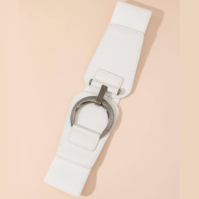 Tehase otsemüük Naiste konksuga elastne elastne turvavöö Hiphopi muusikafestivali vöö Ülerõivaste elastne lai vöö