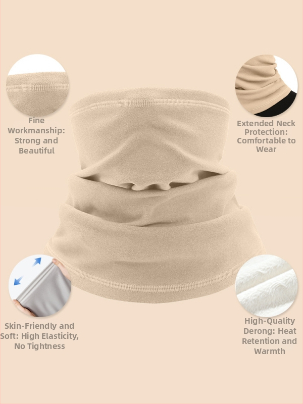 Трансграничен топъл шал за зимата на открито, многофункционален студоустойчив кадифен катионен тюрбан, колоездачна спортна ски маска