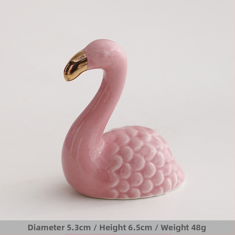 Ins Kaunistused Piiriülene Keraamiline Loominguline Elevandi Mini Jänese Sõrmus Kaelakee Ehete Riiul Loomaakna Väikesed Kaunistused