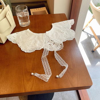 Csipkeszalaggallér Babagallér Hamisgallér Női Nyári Sokoldalú Csipke Hamisgallér Külön Pamutgallér Díszgallér Kis Kendő