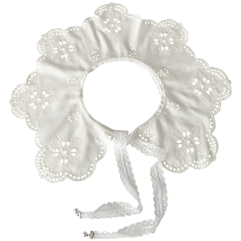 Κολάρο κούκλας με κορδέλα από δαντέλα, ψεύτικο κολάρο, γυναικείο καλοκαιρινό, ευέλικτο, ψεύτικο κολάρο από δαντέλα, ξεχωριστό βαμβακερό κολάρο, διακοσμητικό κολάρο, μικρό σάλι