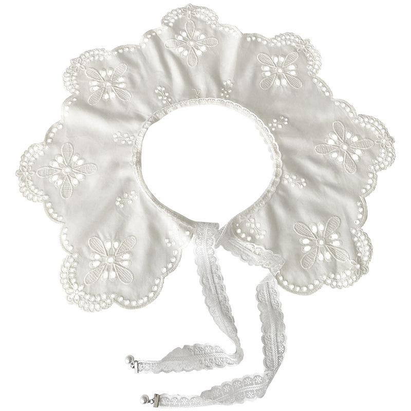 Csipkeszalaggallér Babagallér Hamisgallér Női Nyári Sokoldalú Csipke Hamisgallér Külön Pamutgallér Díszgallér Kis Kendő