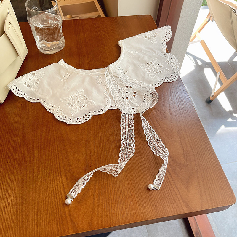 Csipkeszalaggallér Babagallér Hamisgallér Női Nyári Sokoldalú Csipke Hamisgallér Külön Pamutgallér Díszgallér Kis Kendő