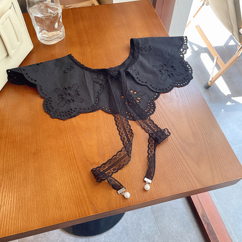 Csipkeszalaggallér Babagallér Hamisgallér Női Nyári Sokoldalú Csipke Hamisgallér Külön Pamutgallér Díszgallér Kis Kendő