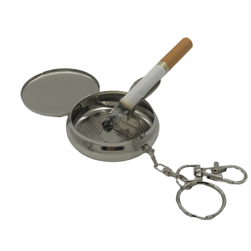 Gamyklinė didmeninė tarpvalstybinė nešiojama mini peleninė su raktų pakabuku, maža kelioninė kišenė, skirta raktams