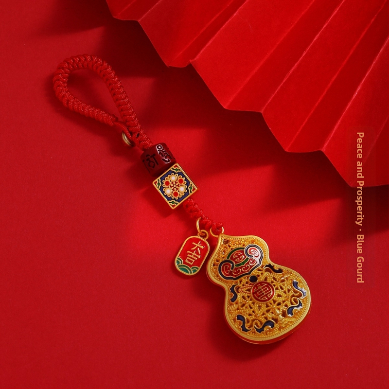 Szerencsés kulcstartó medál National Tide fejlett mobiltelefon-függő kulcstartó függő díszek ősi táska medál kreatív ajándék férfiaknak és nőknek